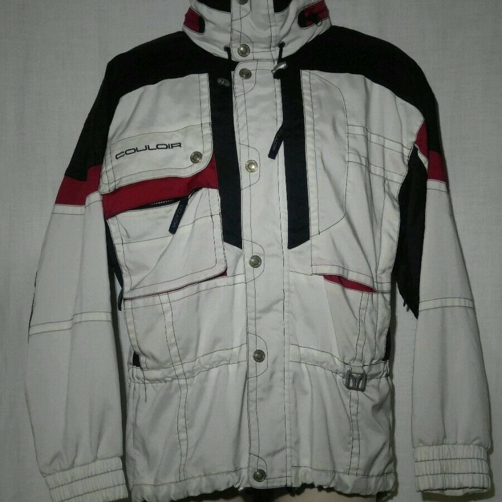 Couloir Red/White/Black Ski Jacket Coat Sz 38